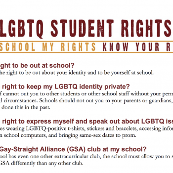 My School My Rights - Know Your Rights