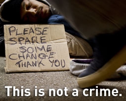 Panhandling is not a crime