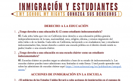 inmigración y estudiantes