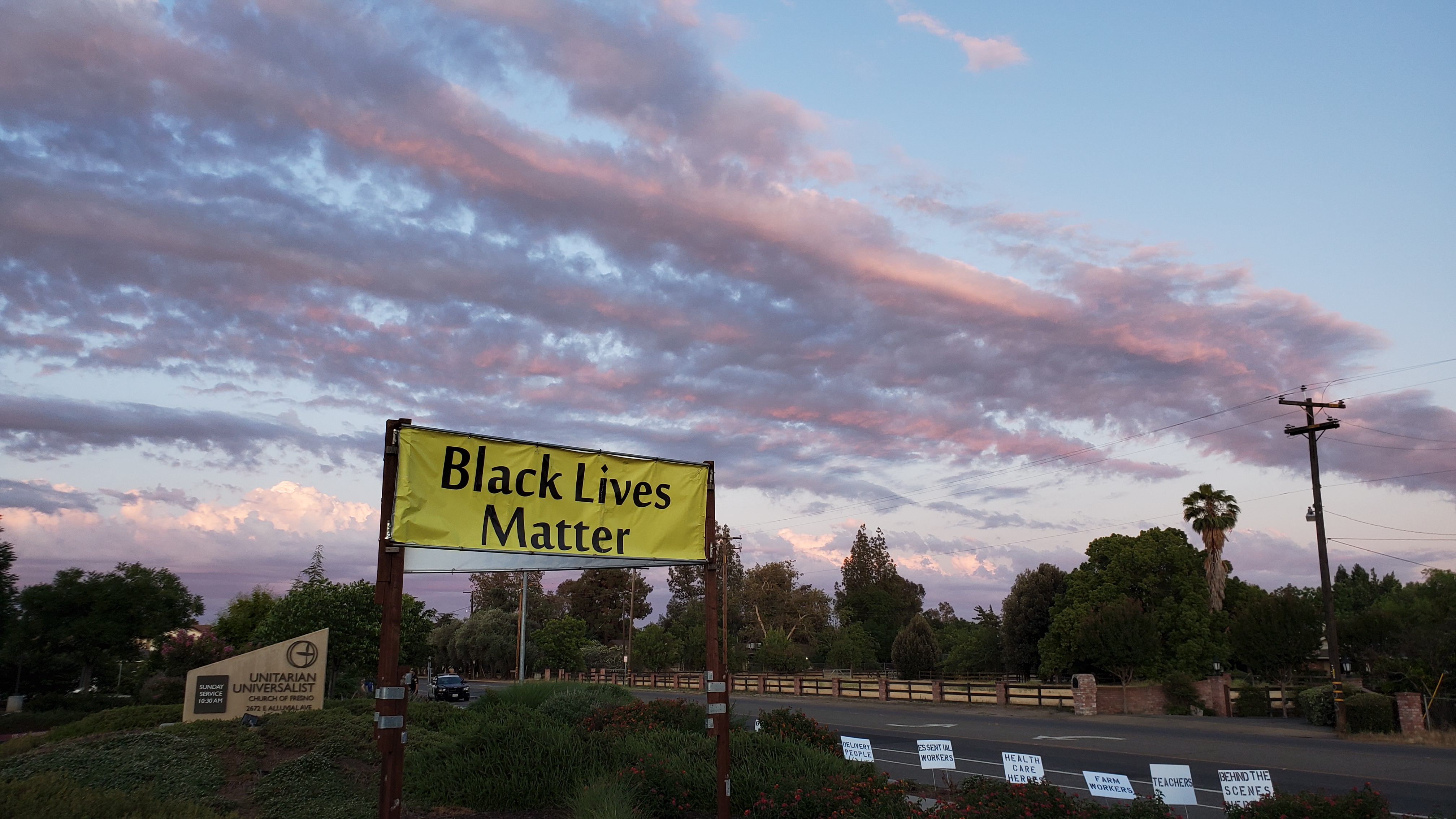 black lives matter sign
