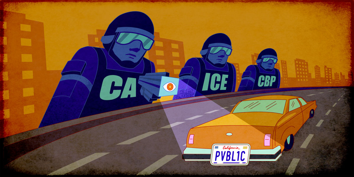 California Police ALPR Painting