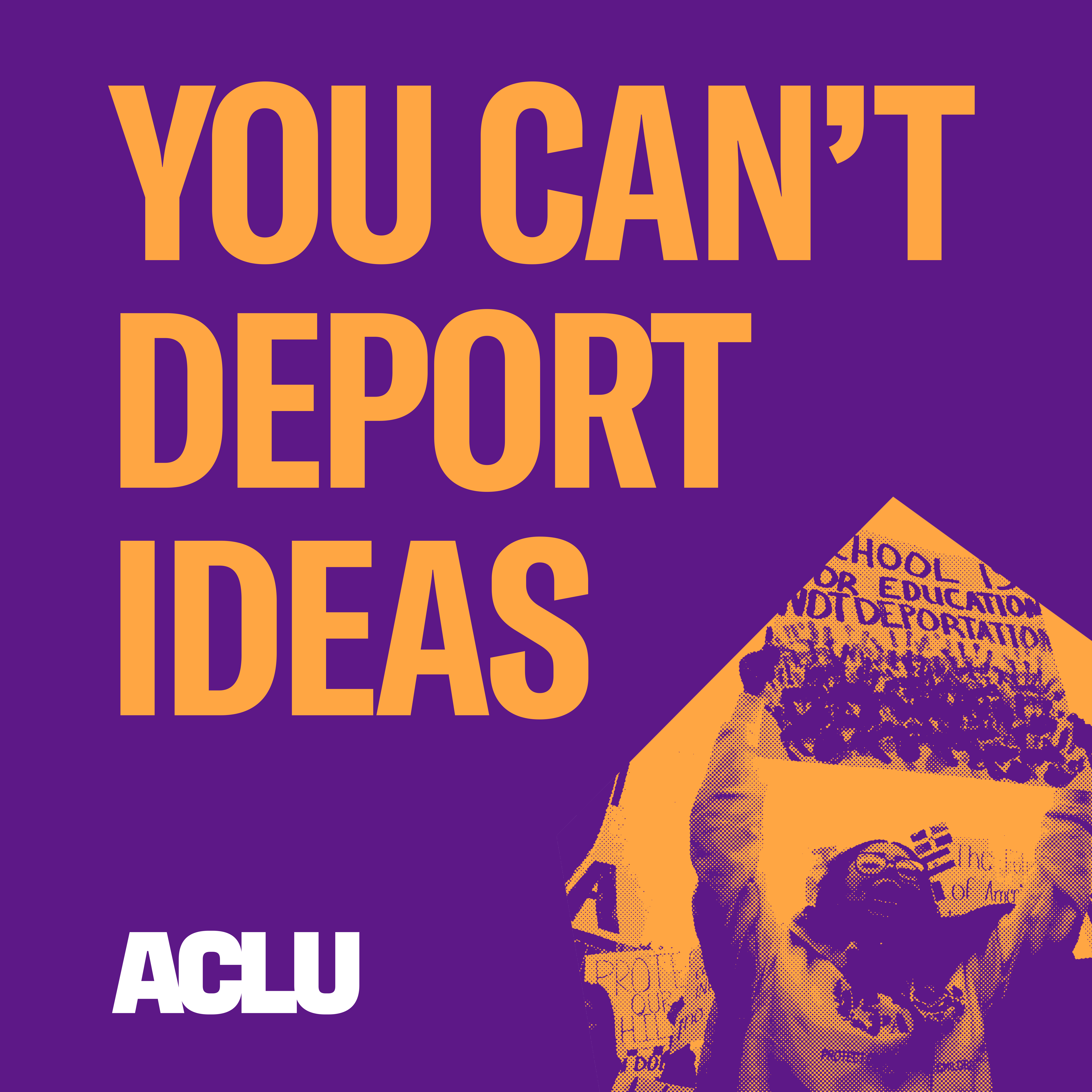 you can't deport ideas