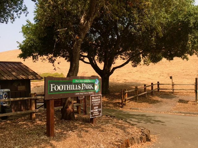 Foothills Park signage