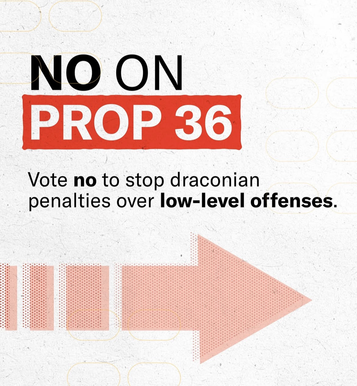 No on Prop 36 icon