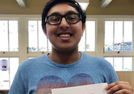 Sameer with FUSD Letter