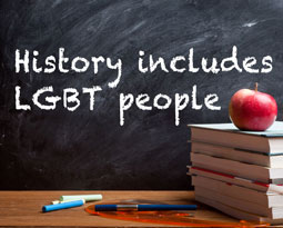 history includes LGBT people