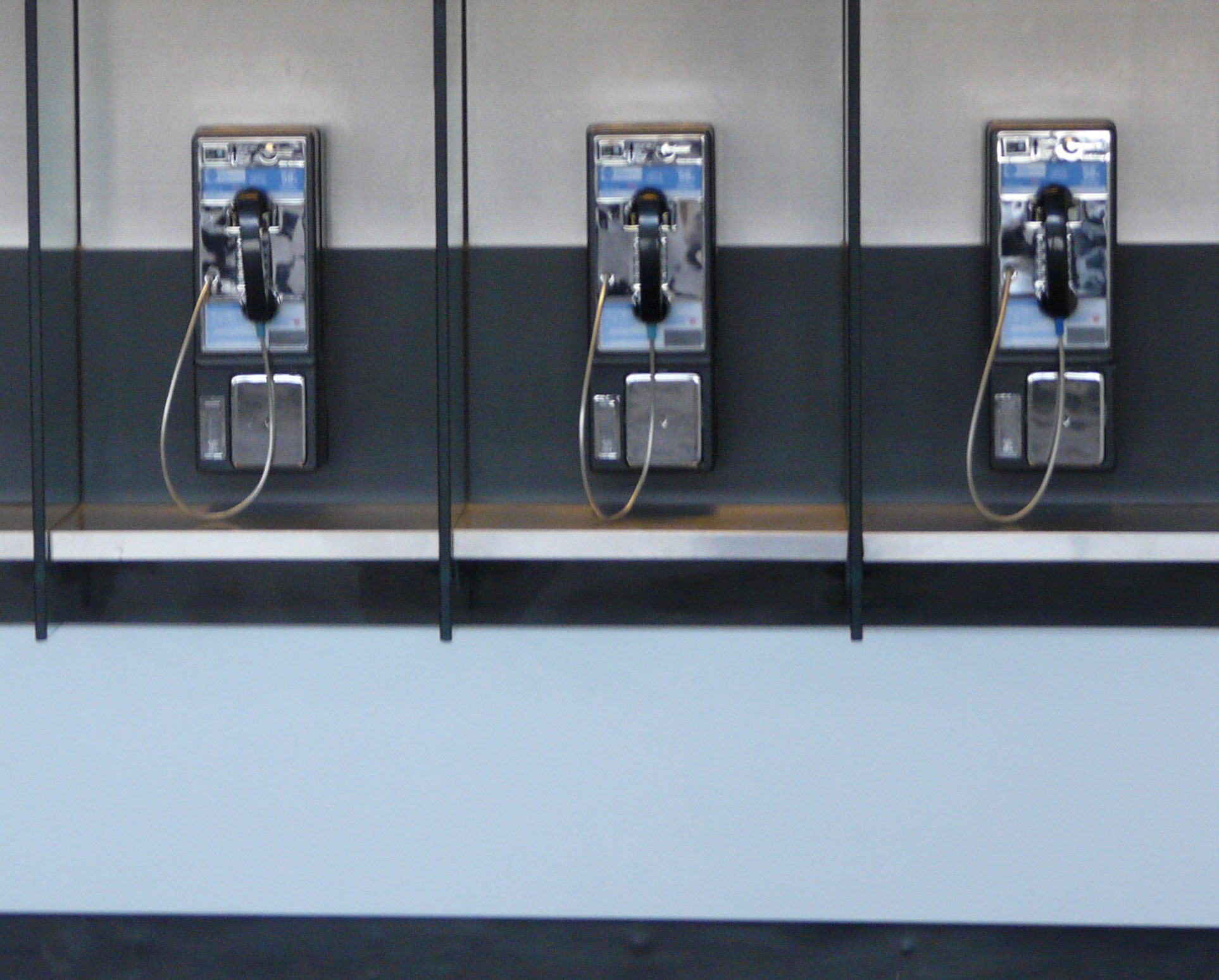 pay phones