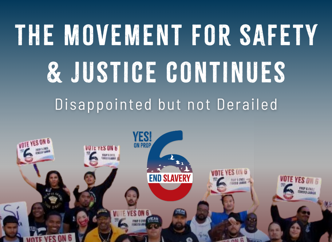 The movement for safety and justice continues