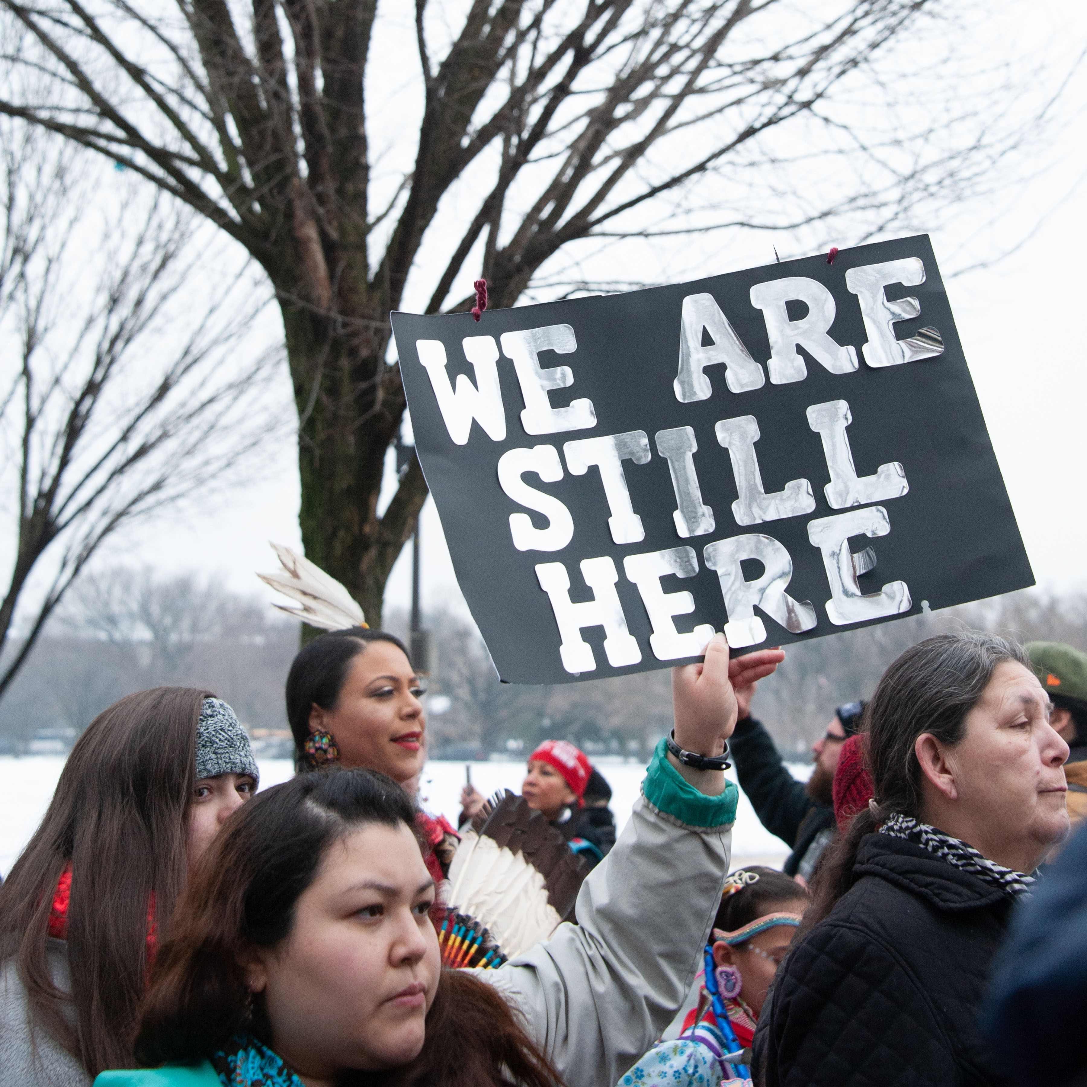 We are still here sign