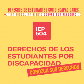 Derechos de los Estudiantes por Discapacidad