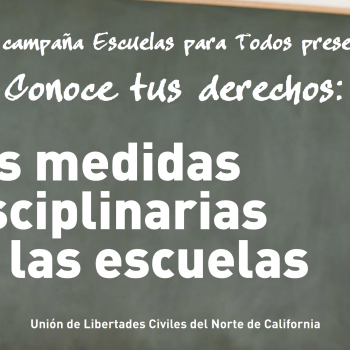 Mi Escuela, Mis Derechos: Conoce tus derechos