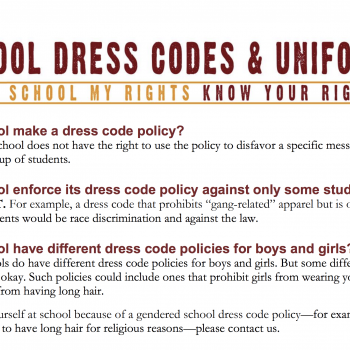 My School My Rights - Know Your Rights