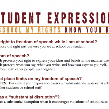 Student Expression
