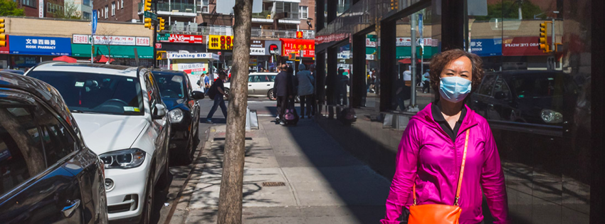 woman shopping flushing