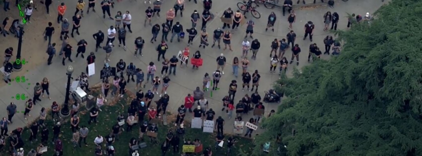 Spying on Sacramento Crowd