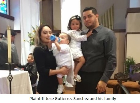 Plaintiff Jose Gutierrez Sanchez and his family 