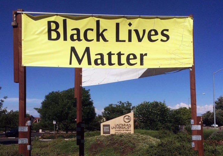 Black lives matter banner