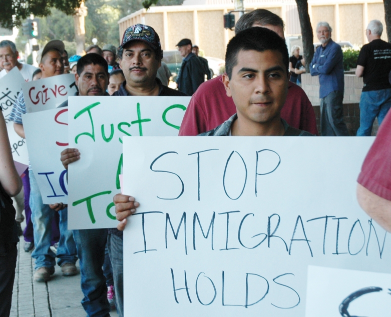 Stop immigration holds.