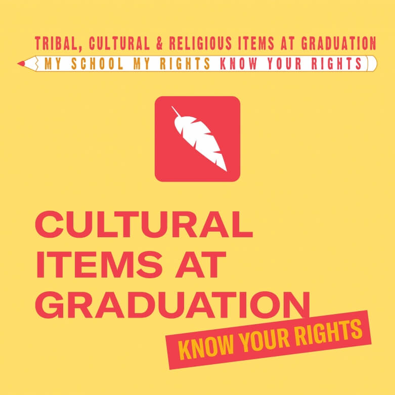 Tribal, Cultural and Religious Items at Graduation 
