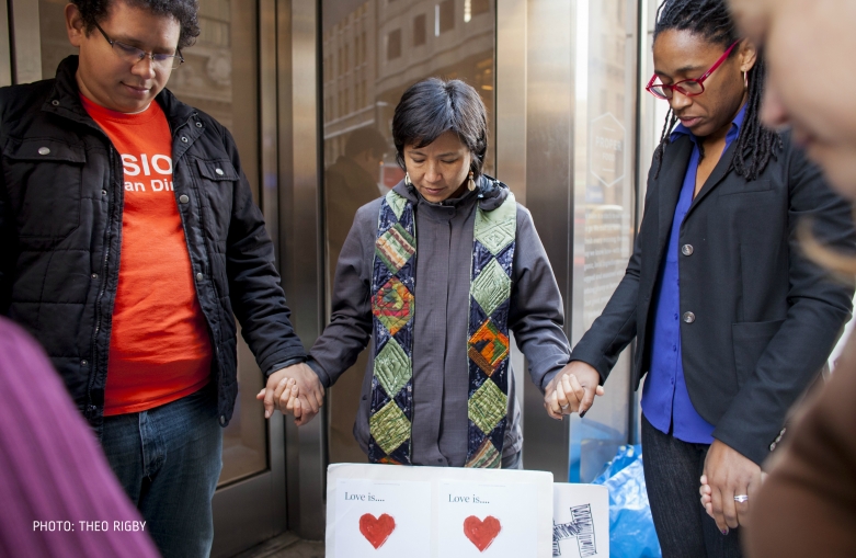 Vigil outside of SF Immigration Court