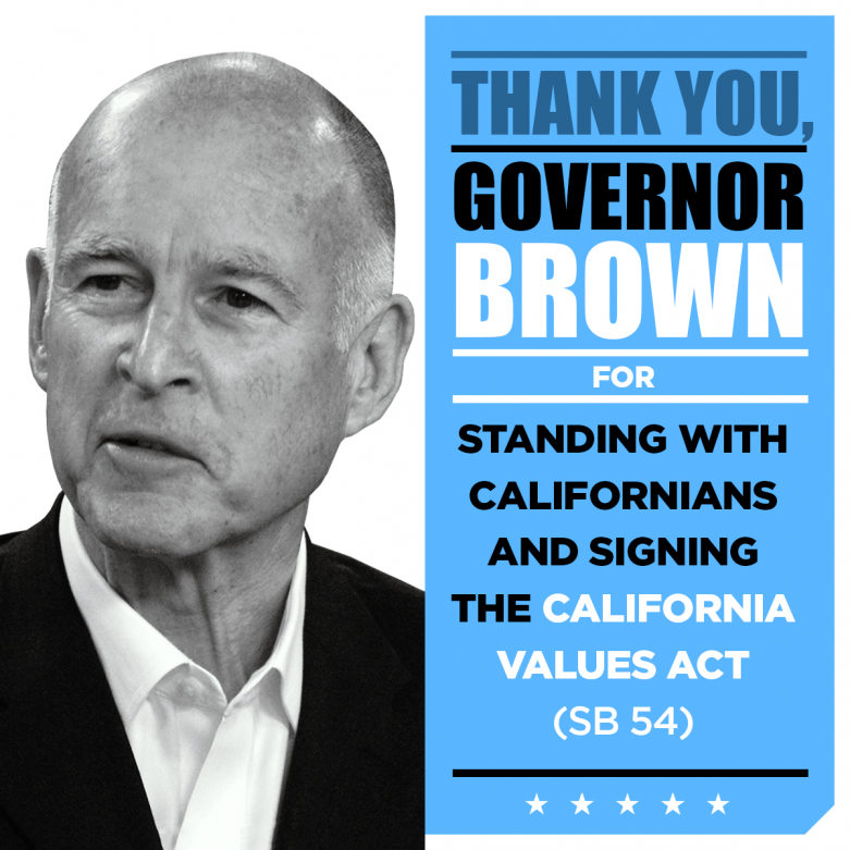 Thank You Governor Brown