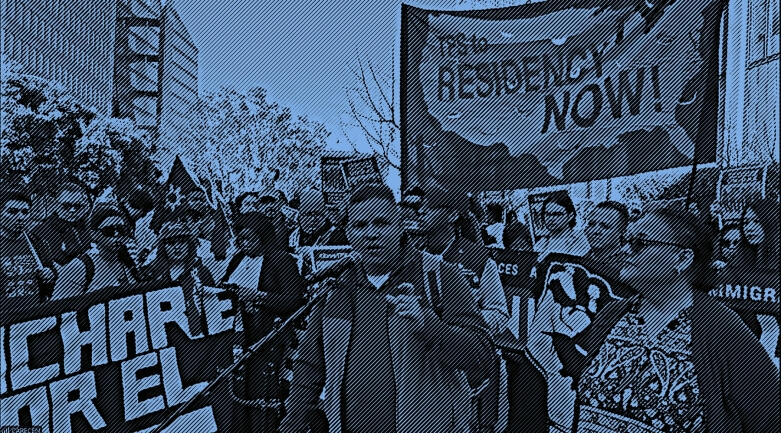 A rally in support of TPS holders in San Francisco