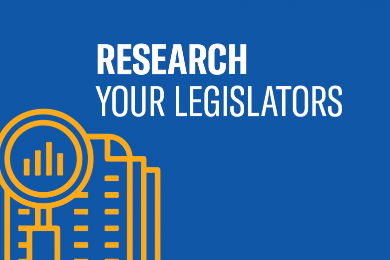 Research your legislators