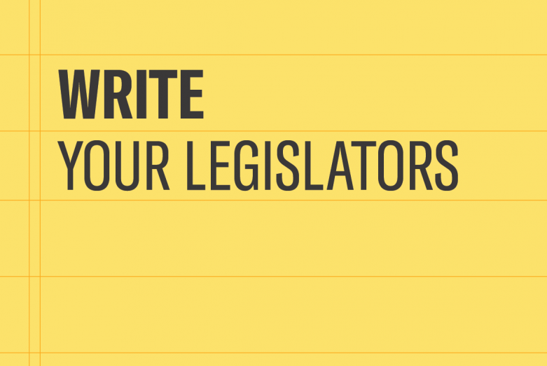 Write your legislators