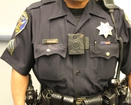 Officer wearing body camera