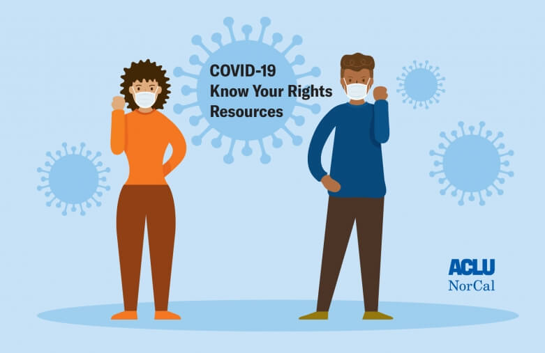 Know Your Right's illustration about COVID 19