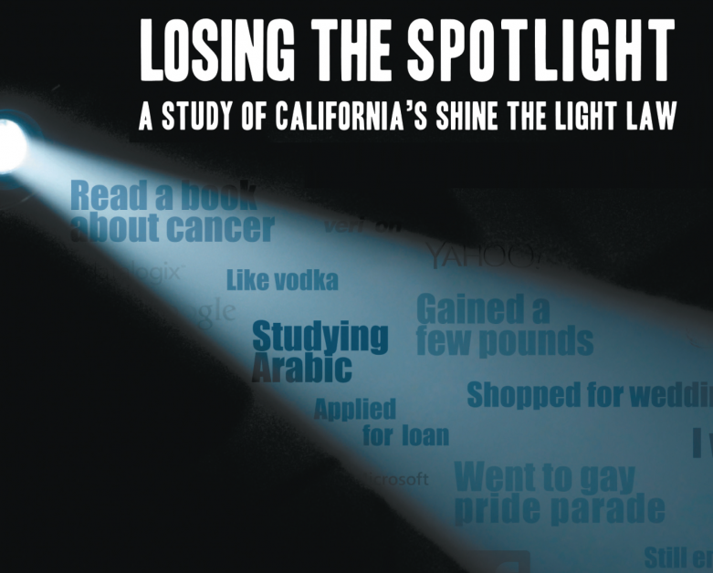 Losing the Spotlight: A Study of California's Shine the Light Law
