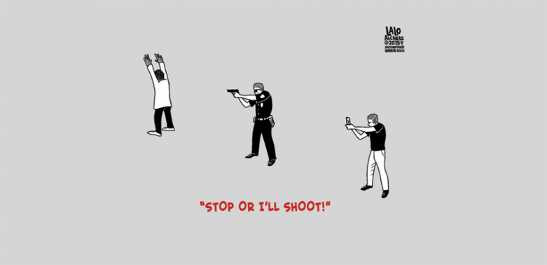 Stop or I'll shoot