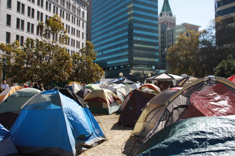 Occupy Oakland tent city