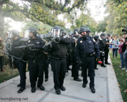 Police at UC Davis - via boingboing.net