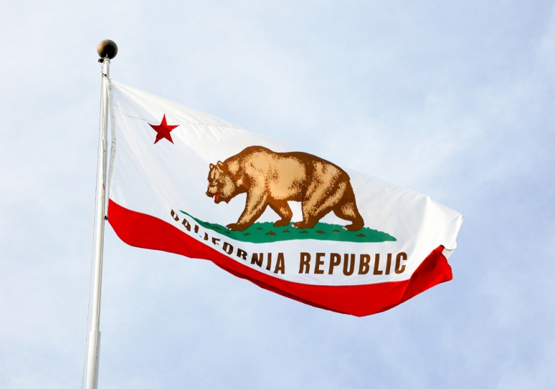 California flag - Shutterstock