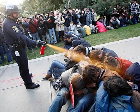 UC Davis pepperspray cop