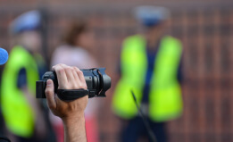 Person filming law enforcement