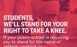 Students. We'll Stand For Your Right to Take a Knee