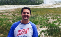 Abdi Soltani at Old Faithful National Park