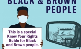 Know Your Rights: Police Interactions for Black and Brown People Graphic