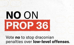 No on Prop 36 icon