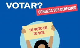 CONOZCA SUS DERECHOS ¿CÓMO PUEDE VOTAR?