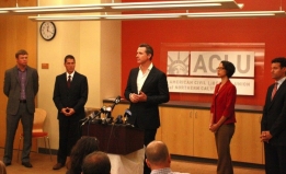 Marijuana legalization press conference at the ACLU of Northern California office