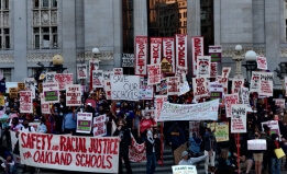 Protest at Oakland City Hall 