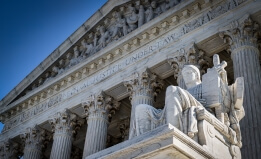 Photo of the exterior of the U.S. Supreme Court