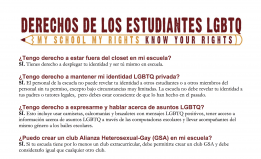 derechos de los estudiantes LGBTQ