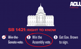 “Right to Know” Police Transparency Legislation graphic