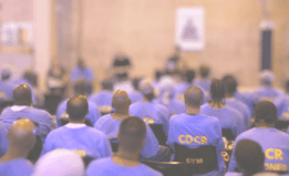 People in CDCR custody attending a class