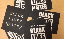 Black Lives Matter signs