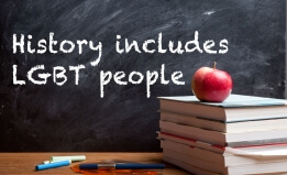 History includes LGBT people